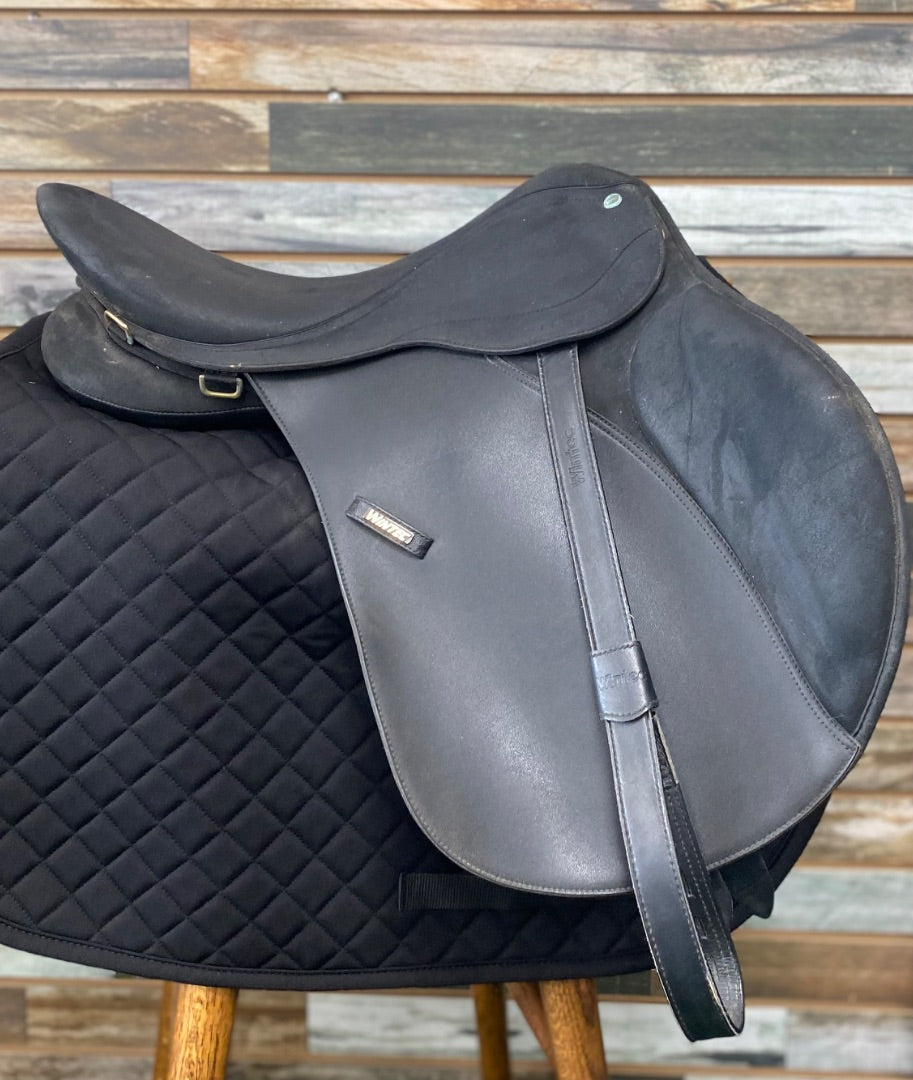 USED Black 17" Wintec 2000 Jump Saddle