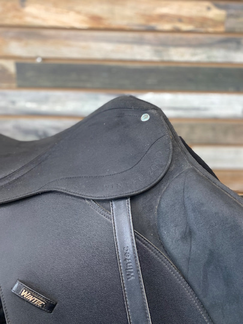 USED Black 17" Wintec 2000 Jump Saddle