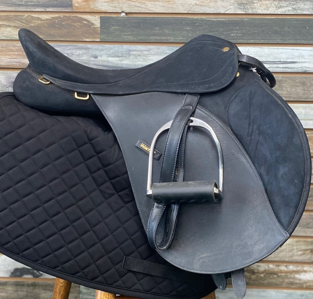 USED Wintec 2000 All Purpose Saddle 18" Black
