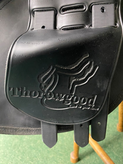 USED Thorowgood General Purpose English Saddle 16.5" Black