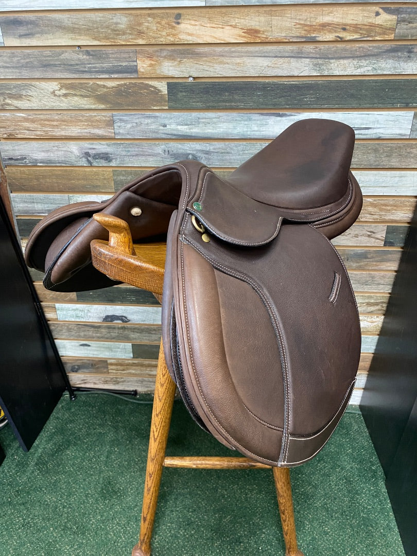 USED (New) HDR Pro Concept Close Contact Saddle 18" Havana
