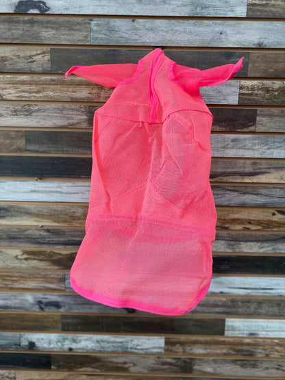 USED Rugged Ride Fly Mask XLarge Hot Pink