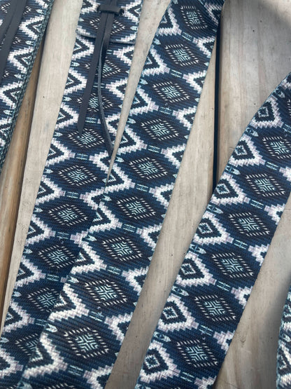 Burch Hill Tack Billet & Latigo - Mexico Aztec
