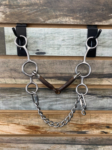 USED Reinsman Junior Cow Horse Snaffle 5" Silver
