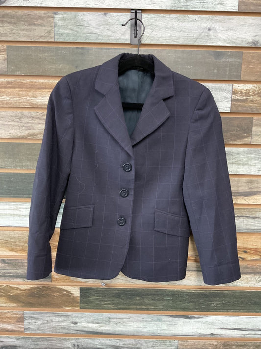 USED Millers Triumph Hunt Coat 10 Navy Pin Stripe