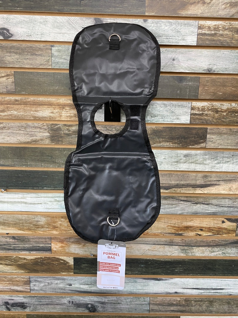 USED (NWT) Black Tough1 Nylon Pommel Bag