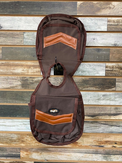 USED (NWT) Brown Tough1 Nylon Pommel Bag