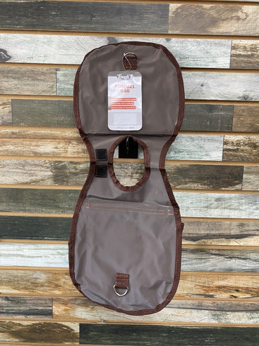 USED (NWT) Brown Tough1 Nylon Pommel Bag