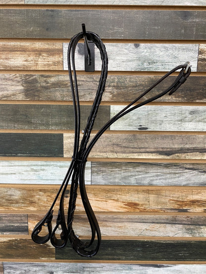 USED (NEW) Black Tough1 Laced Reins