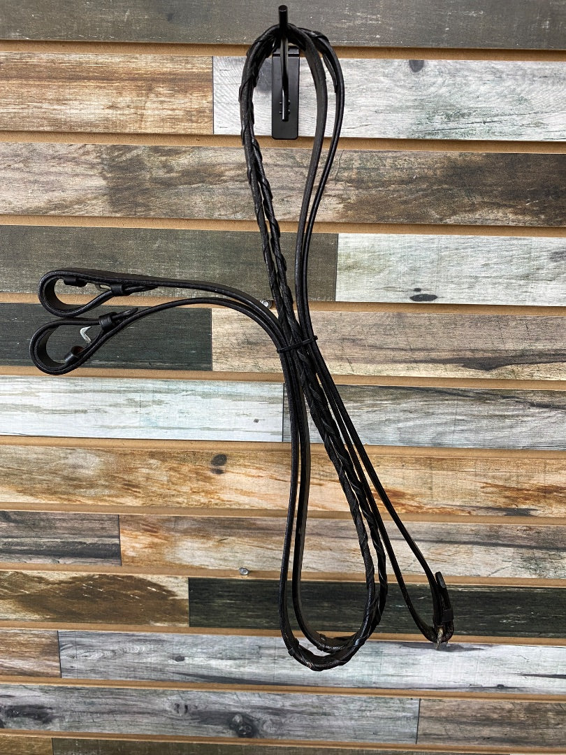 USED (NEW) Black Tough1 Laced Reins