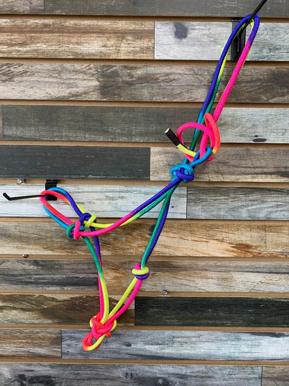 USED (NEW) Rainbow 2-Knot Rope Halter