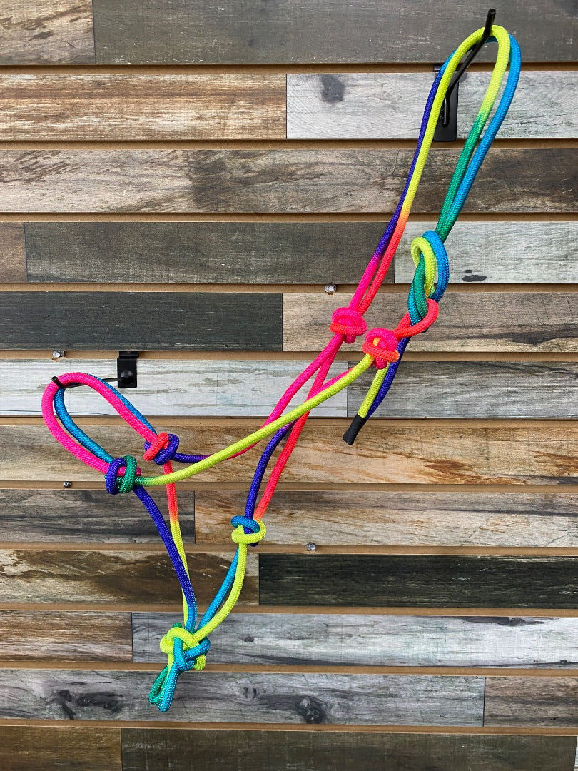 USED (NEW) Rainbow 2-Knot Rope Halter
