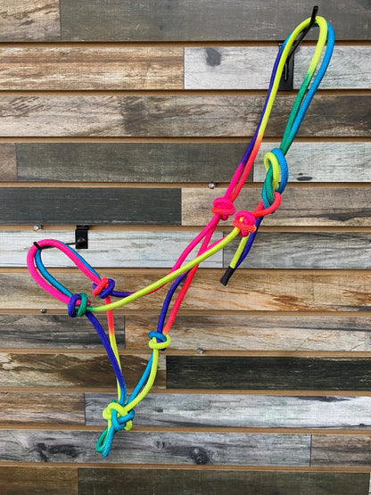 USED (NEW) Rainbow 2-Knot Rope Halter
