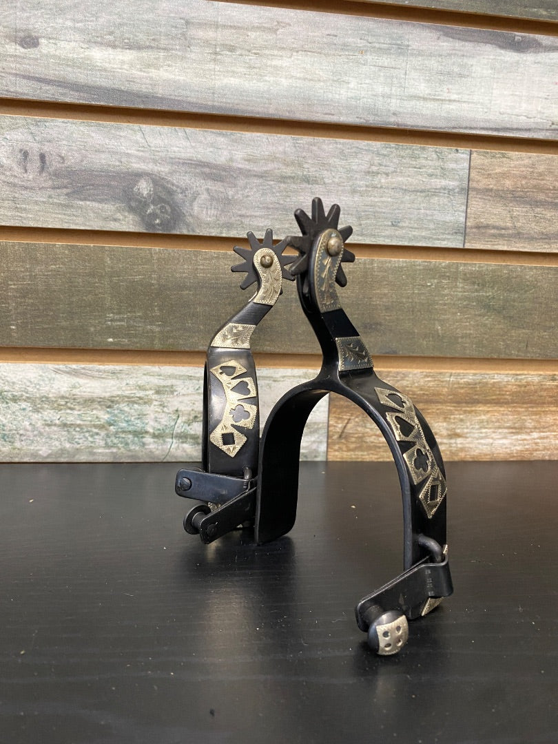 USED (NEW) Tough1 Western Spurs | Deck Of Cards