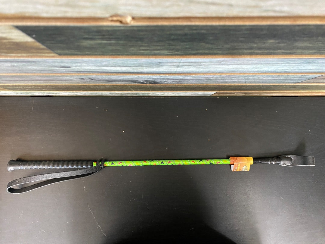 USED (NWT) Tough1 24" Riding Crop | Neon Green Horses