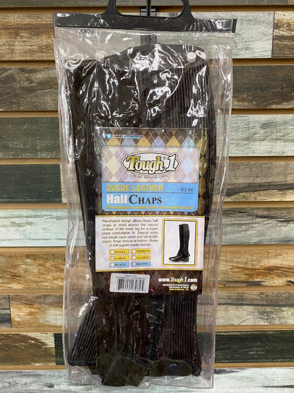 USED (NEW) Tough1 Suede Half Chaps | Small