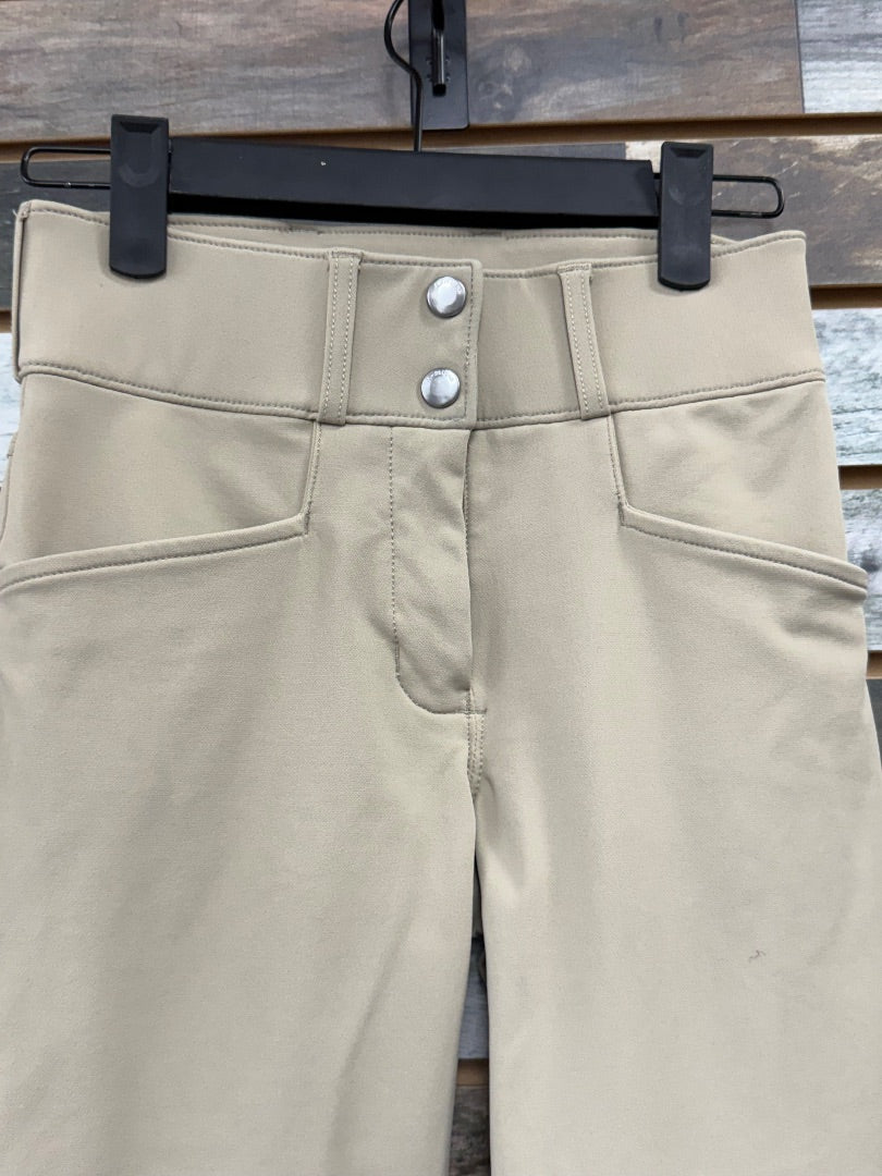 USED LeMieux Isabelle Ladies KneePatch Breech 2 Tan