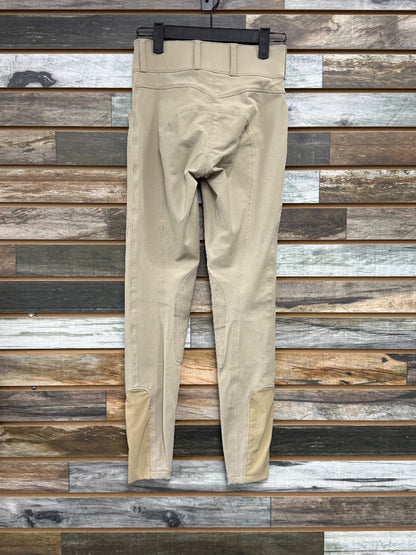 USED LeMieux Isabelle Ladies KneePatch Breech 2 Tan