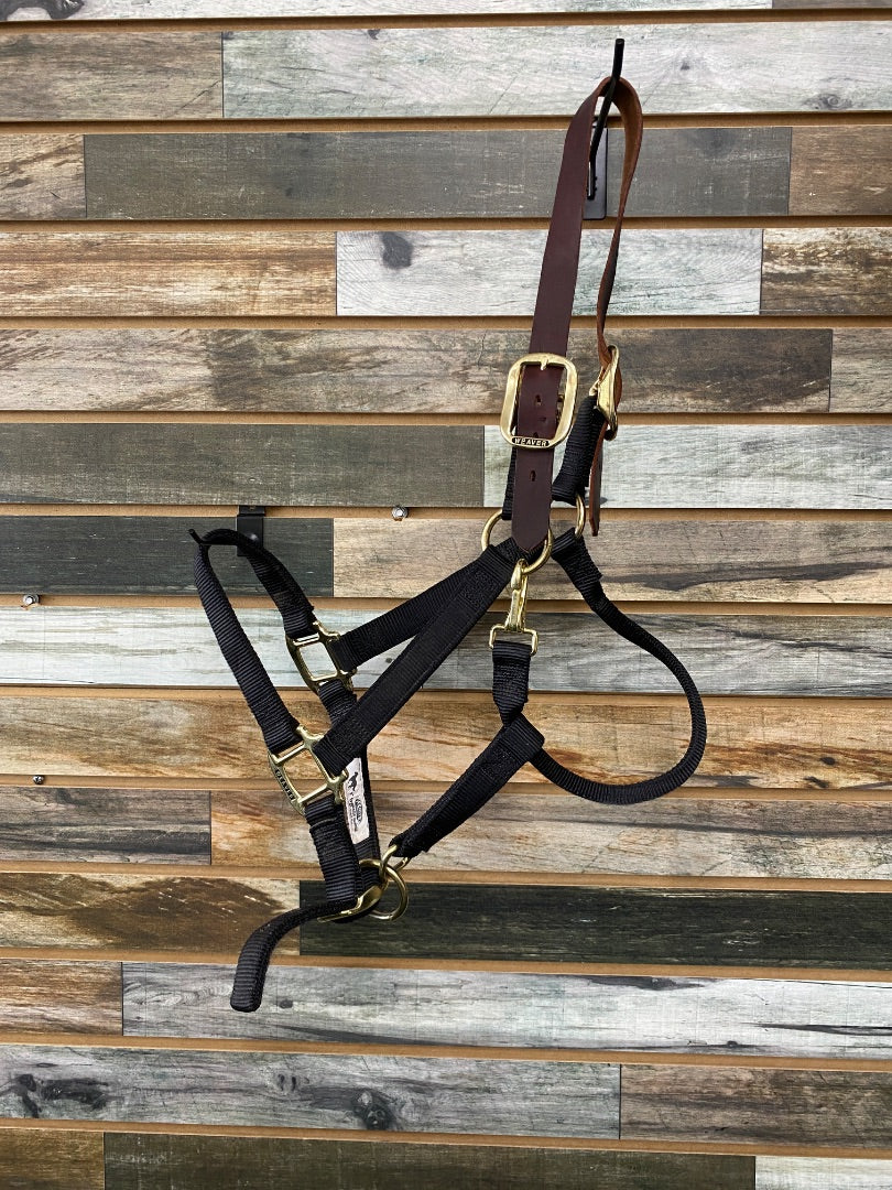 USED Black & Brown Average Weaver Breakaway Halter