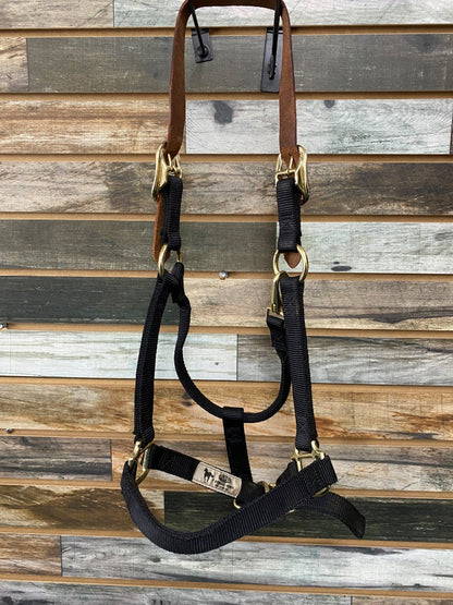 USED Black & Brown Average Weaver Breakaway Halter