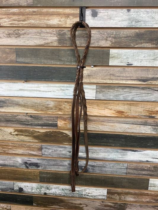 USED  Laced English Reins Standard Brown