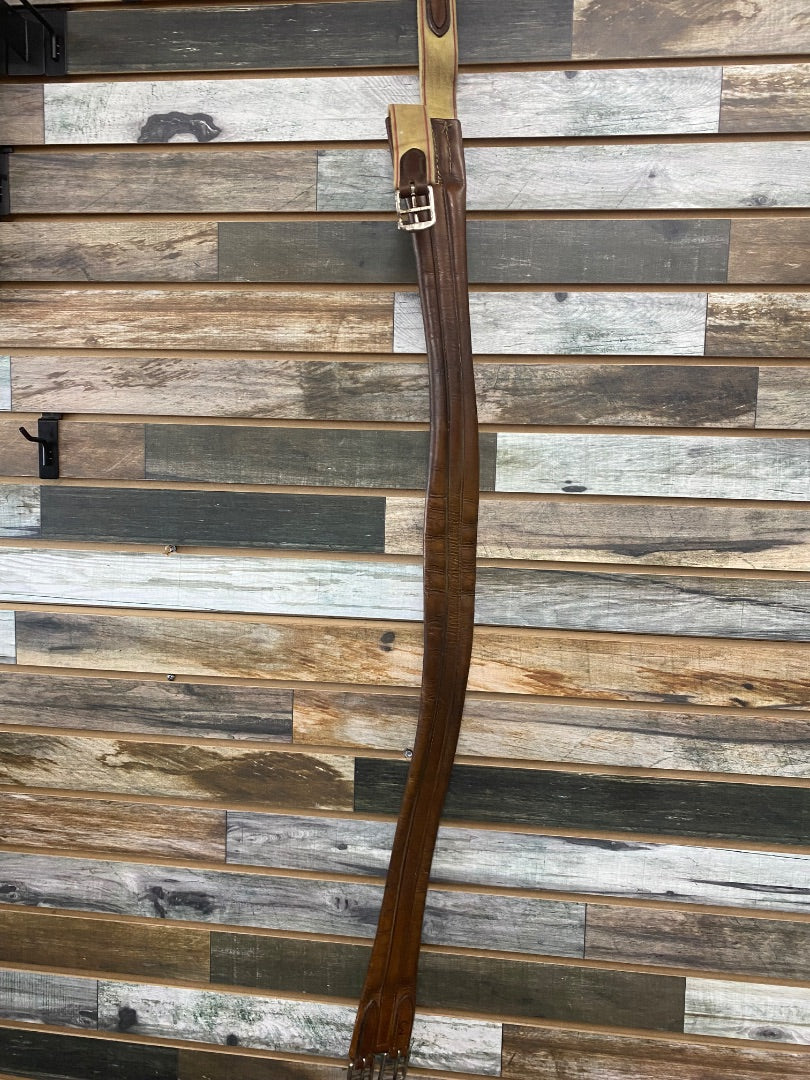 USED  One-Side Elastic Leather Girth 56"