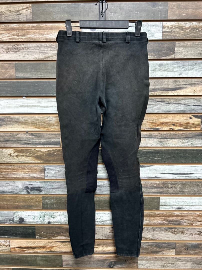 USED On Course Ladies English Breeches 24 Black