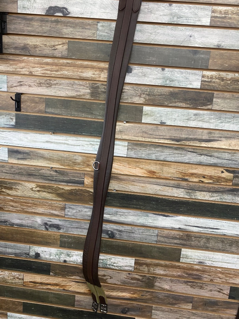 USED SIE Tack Leather Girth 56" Dark Chestnut