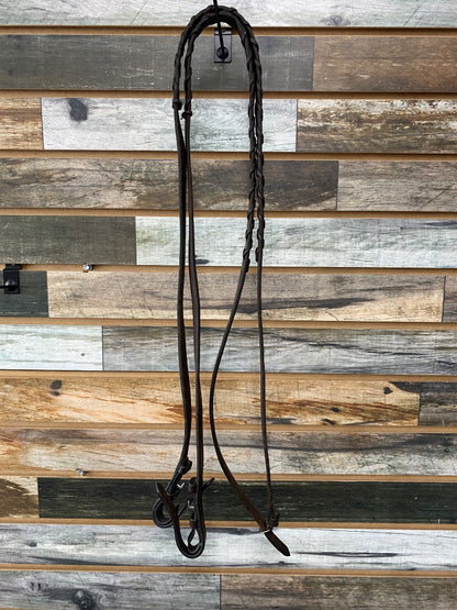 USED Brown Laced Leather Reins
