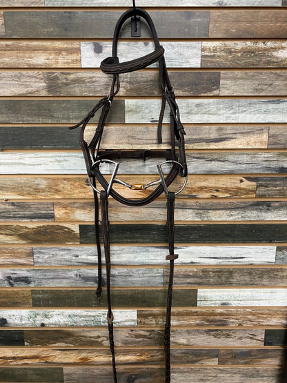 USED LeMieux Hunter Bridle w/ Reins & Oval Link Hunter Dee 5"