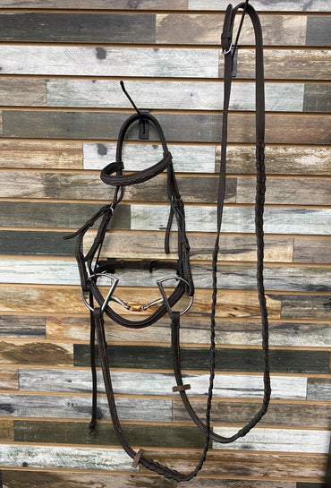 USED LeMieux Hunter Bridle w/ Reins & Oval Link Hunter Dee 5"