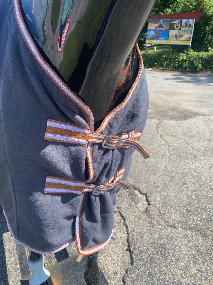 USED Horze Cooler 81" Grey/Burnt Orange