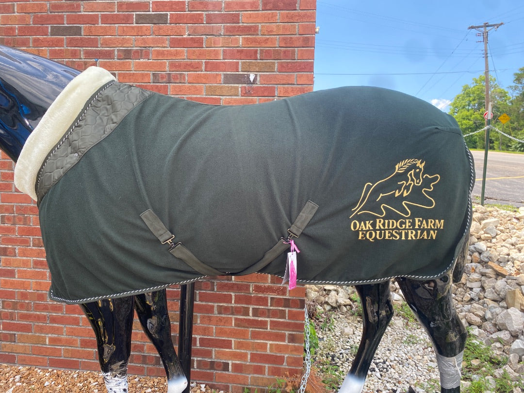 USED 195cm OakRidge Farm Equestrian Fleece Stable Sheet
