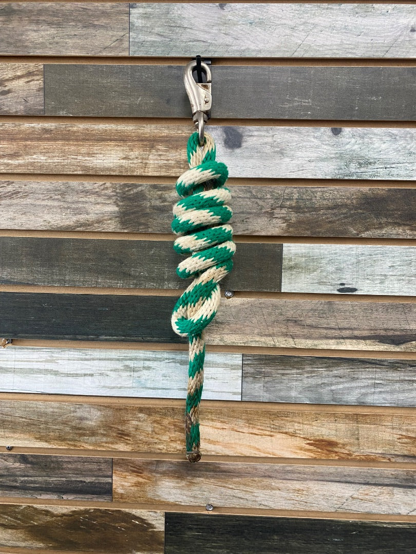 USED  Pony Lead Rope  Green and White