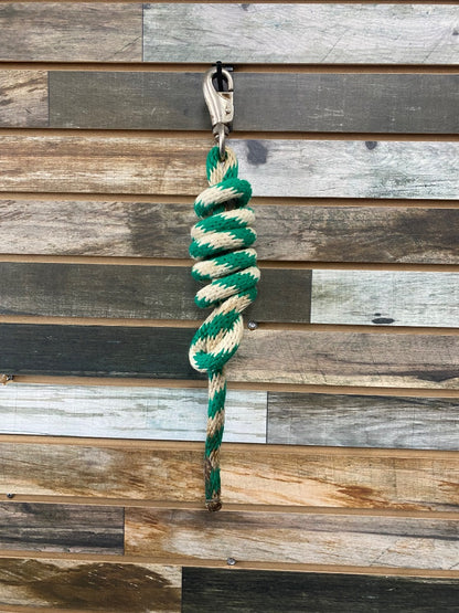 USED  Pony Lead Rope  Green and White