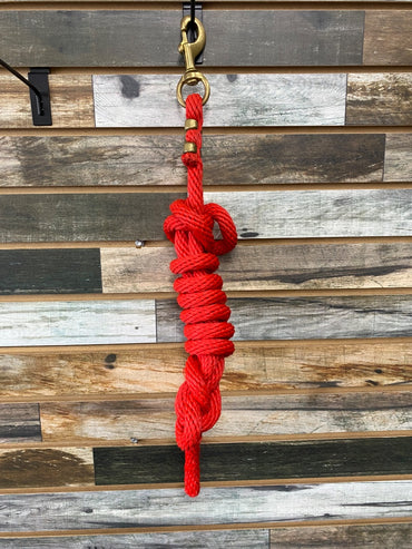 USED Weaver Nylon Lead Rope Horse Red