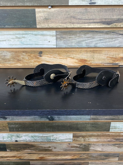 USED Western Spurs & Colorado Saddlery CO. Spur Straps