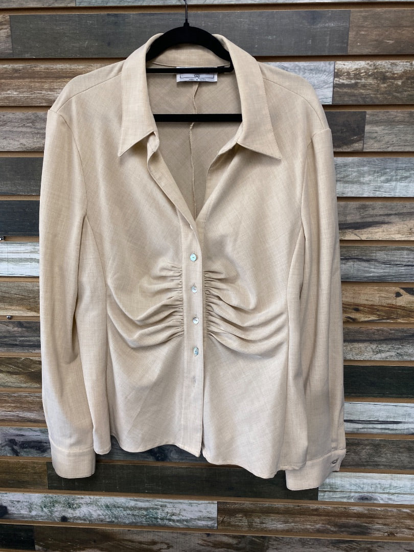 USED Patricia Wolf Ladies Western Blouse | XL