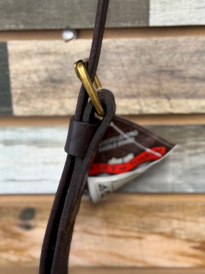 USED Circle Y Leather Back Cinch  Dark Oil
