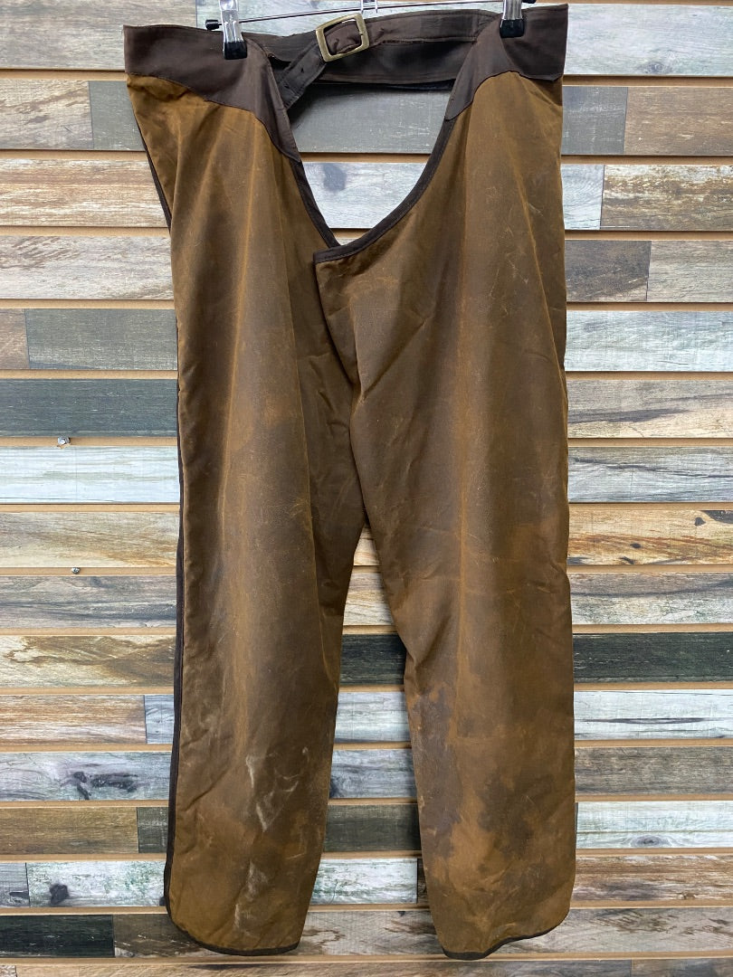 USED Outback Trading Company Working Oil Chaps | Medium