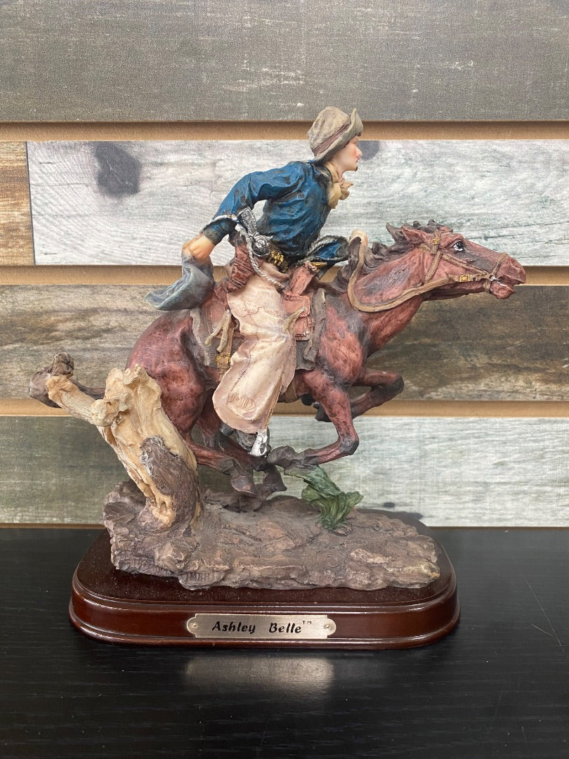 USED  Running Horse & Rider