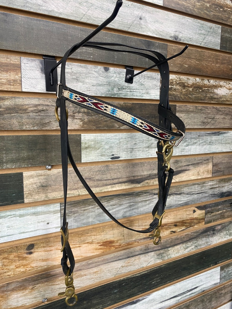USED American Trail Gear Biothane Headstall & Breastcollar Set