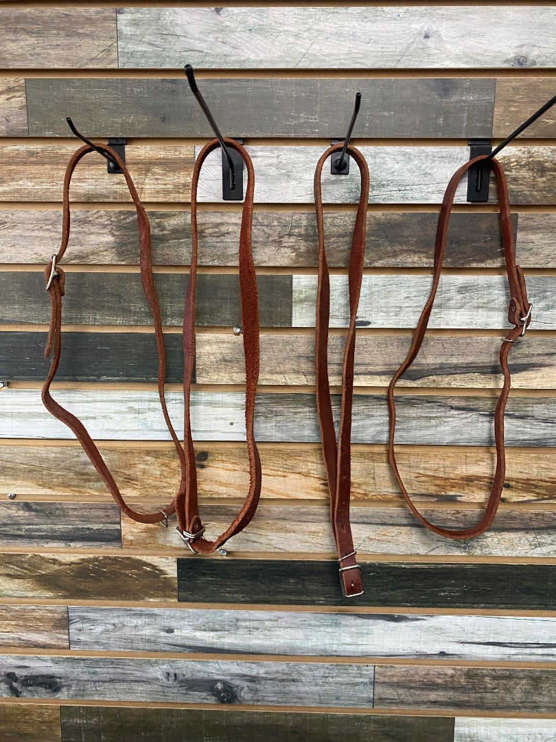 USED Set of 4 Packing Saddle Leather Straps | Medium Oil