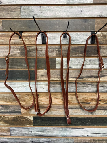 USED Set of 4 Packing Saddle Leather Straps | Medium Oil