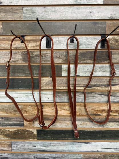 USED Set of 4 Packing Saddle Leather Straps | Medium Oil