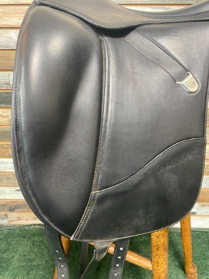 USED 17" Bates Isabell Dressage Saddle