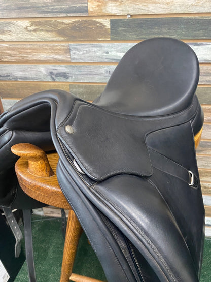 USED 17" Bates Isabell Dressage Saddle