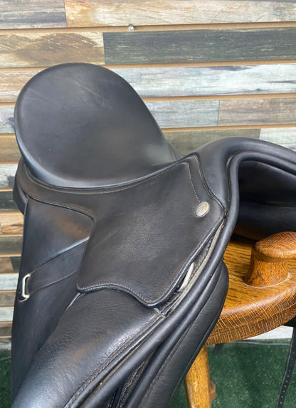 USED 17" Bates Isabell Dressage Saddle
