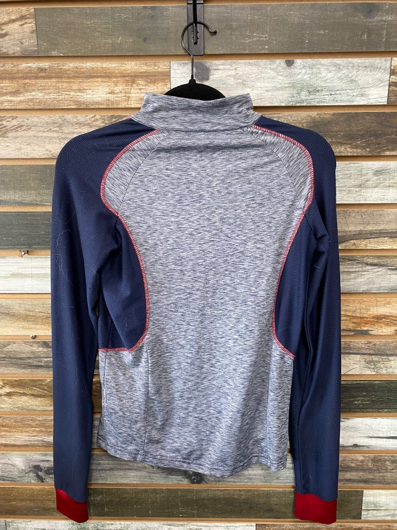 USED Horseware LS Quarter Zip XS Navy