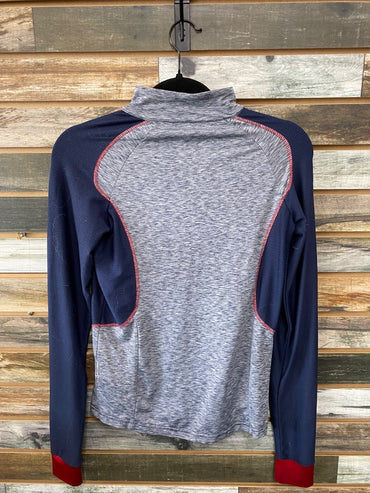 USED Horseware LS Quarter Zip XS Navy